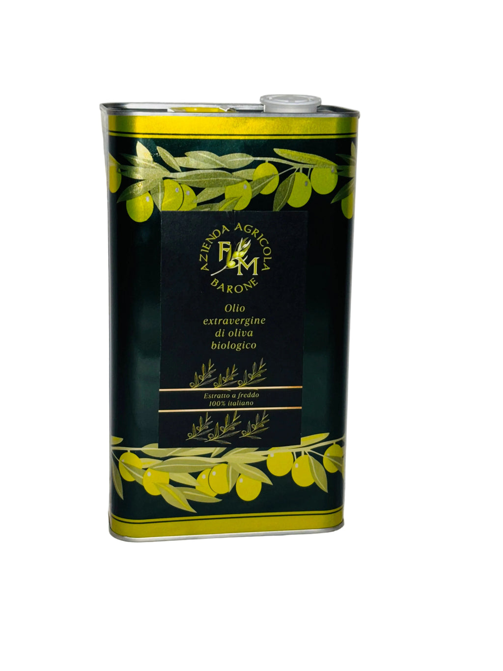 Olio Extravergine d'Oliva Biologico 3 Litri - Latta - Raccolto 2025/26